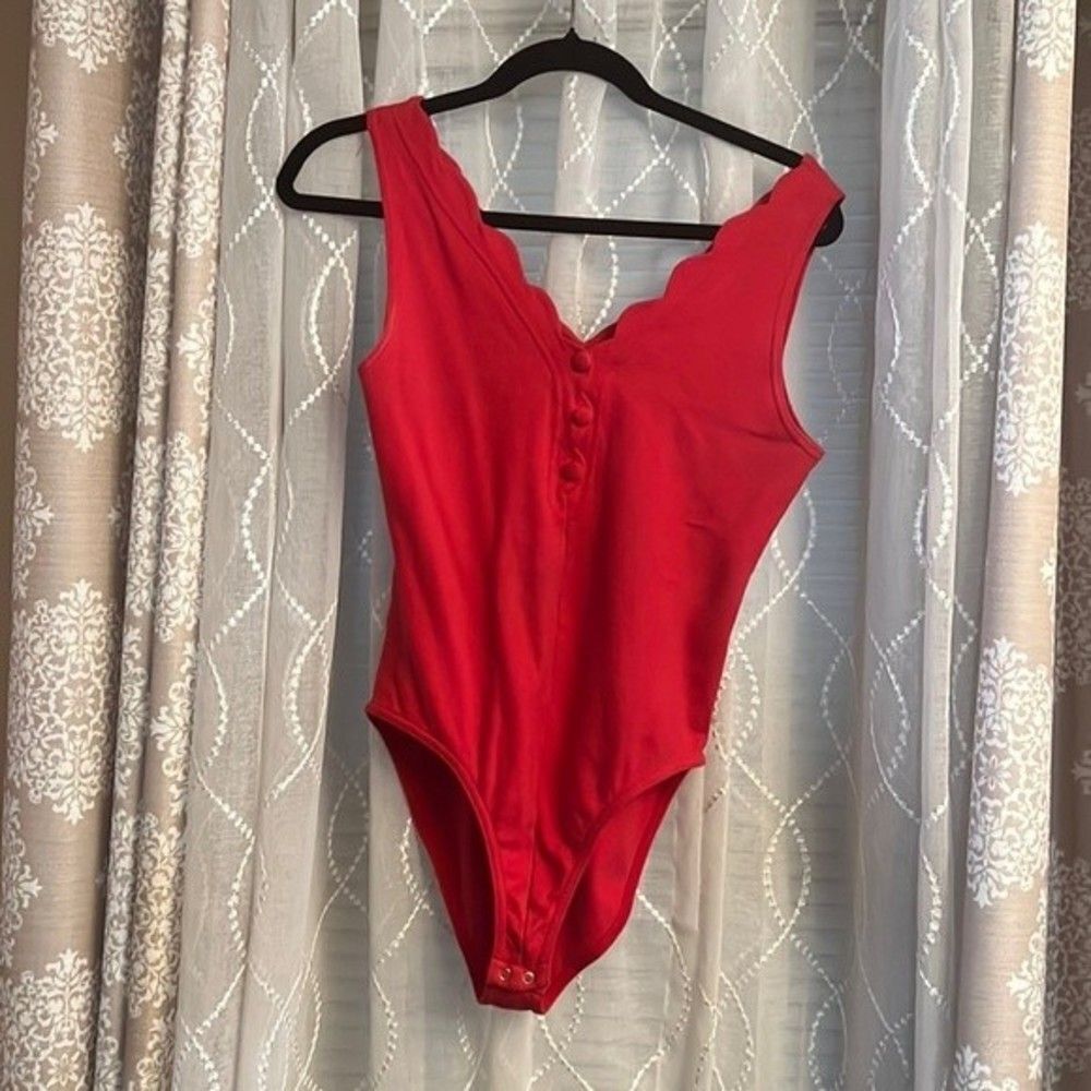 🔥 Miss Juli Red Bodysuit - Size Large 🔥
